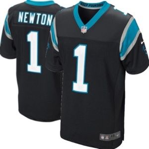 Cam Newton Home Black XL NFL Panthers Jersey